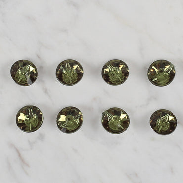 Loren Crafts yeşil 8'li düğme - 209