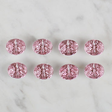 Loren Crafts pembe 8'li düğme - 237