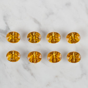 Loren Crafts hardal sarısı 8'li düğme - 242