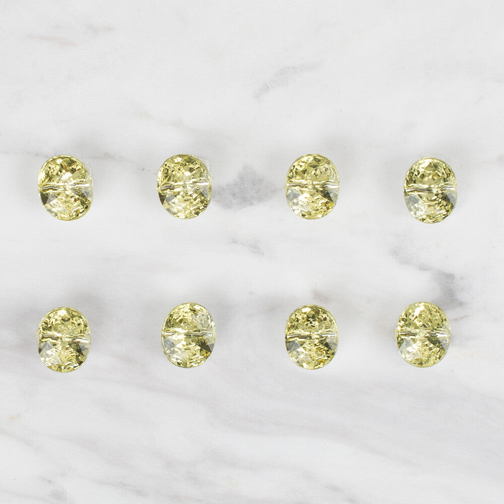 Loren Crafts 8'li açık yeşil Düğme - 245