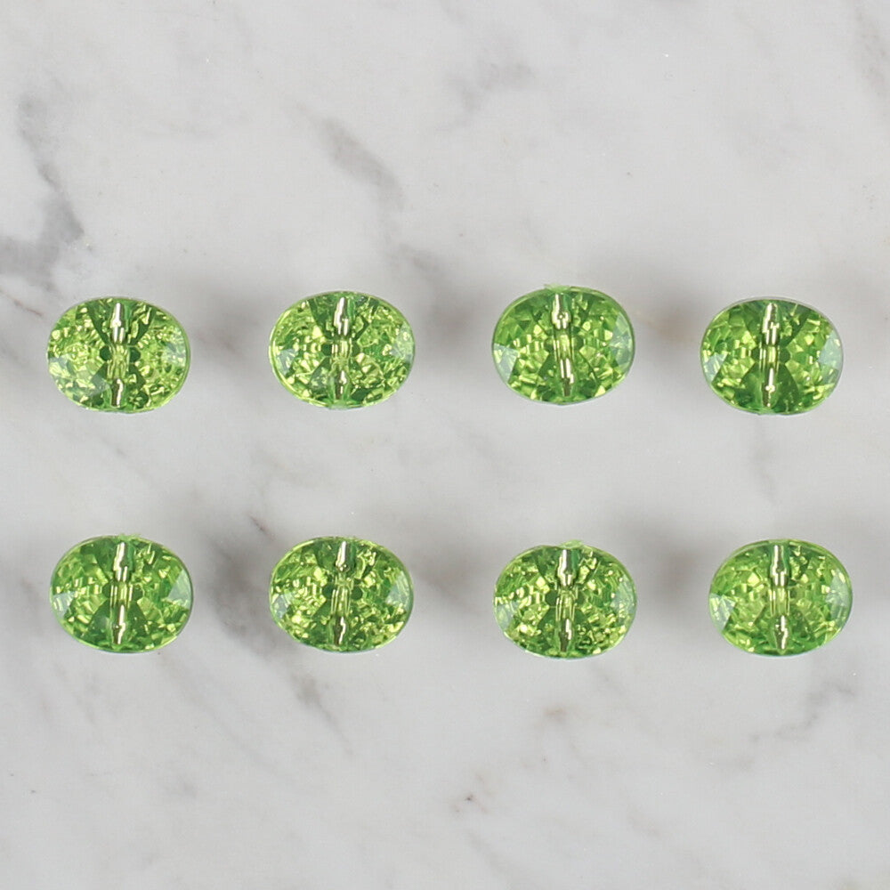 Loren Crafts yeşil 8'li düğme - 247