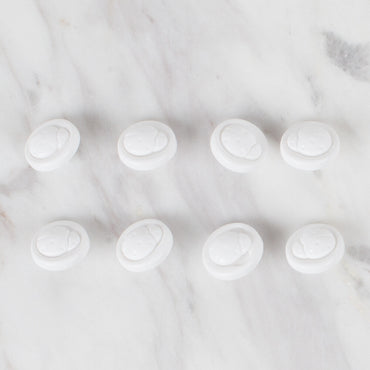 Loren Crafts 8'li Beyaz Uğur Böceği Düğme - 639