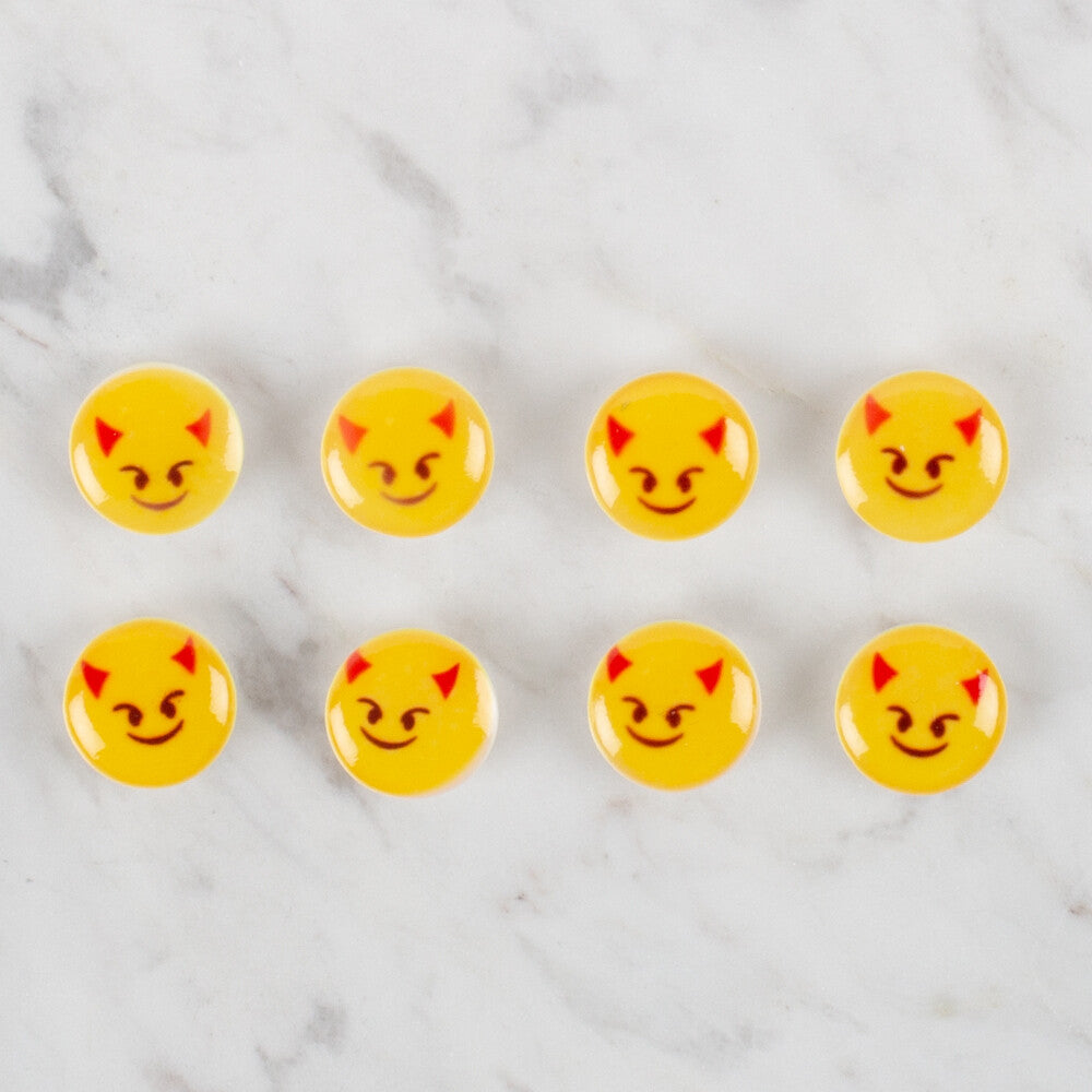 Loren Crafts 8'li Sarı Düğme - 668