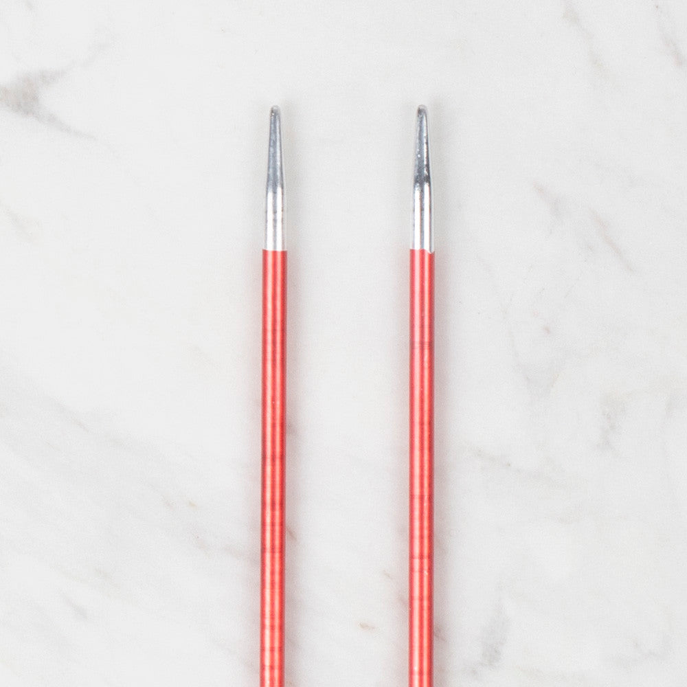 Loren Rythm 3,5mm Kırmızı Renkli Metal Örgü Şişi