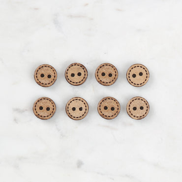 Loren Crafts 8'li Ahşap Düğme - 730