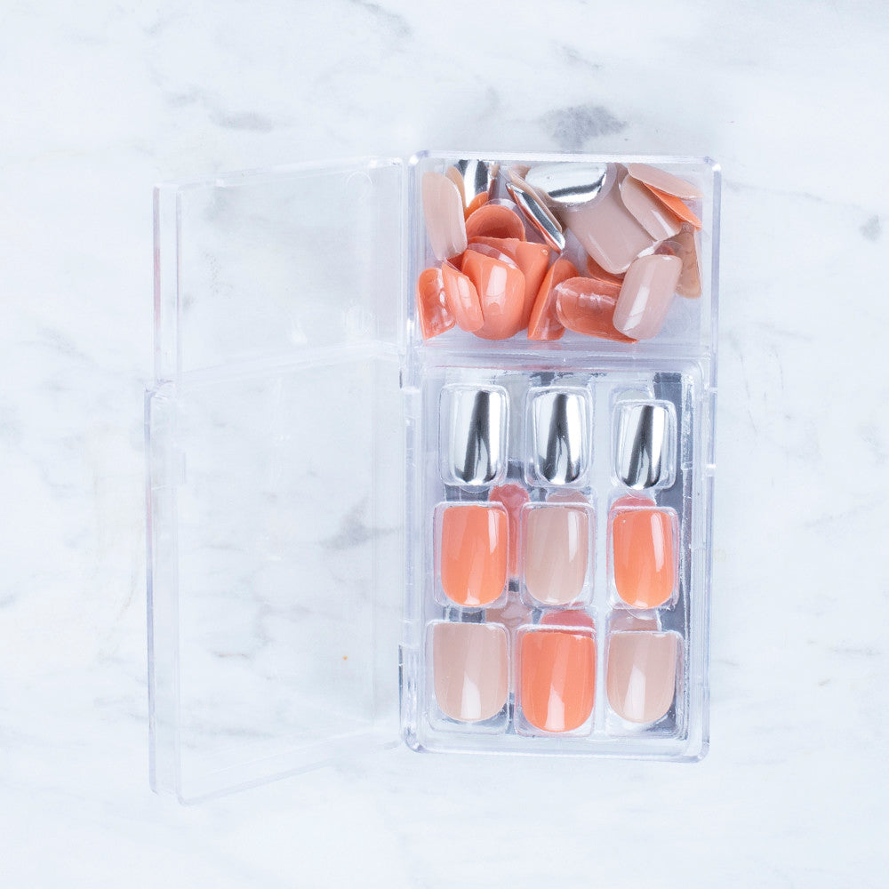 Arty Takma Tırnak Seti \ Mavi - Pembe-Yeşil Canavar