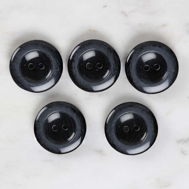 Loren Crafts 5'li Siyah Düğme - 1702