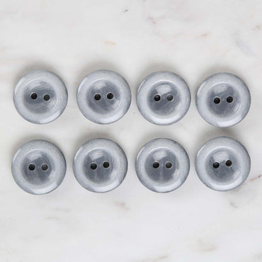 Loren Crafts 8'li Gri Düğme - 1707