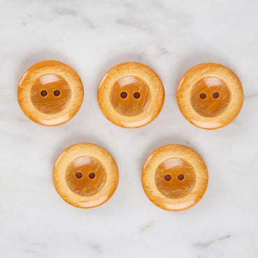 Loren Crafts 5'li Hardal Düğme - 1718