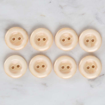 Loren Crafts 8'li Krem Düğme - 1723