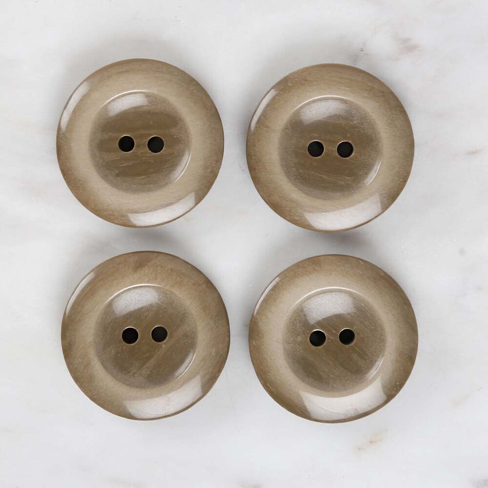 Loren Crafts 4'lü Haki Düğme - 1729