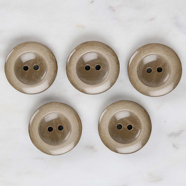 Loren Crafts 5'li Haki Düğme - 1730