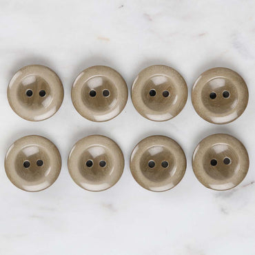 Loren Crafts 8'li Haki Düğme - 1731