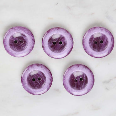 Loren Crafts 5'li Mor Düğme - 1734