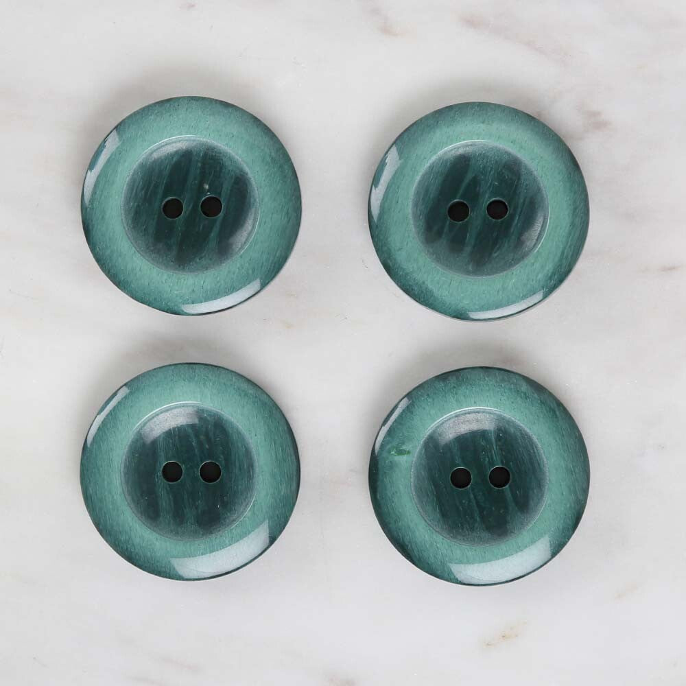 Loren Crafts 4'lü Yeşil Düğme - 1737