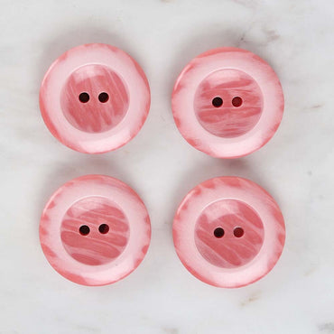 Loren Crafts 4'lü Pembe Düğme - 1741