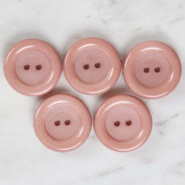 Loren Crafts 5'li Bej Büyük Düğme - 1777