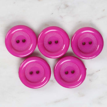 Loren Crafts 5'li Mor Büyük Düğme - 1784