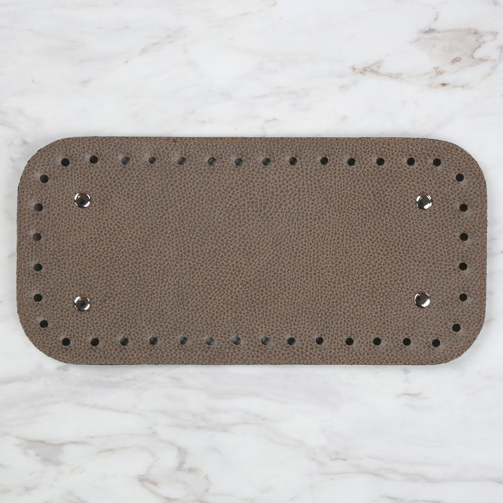 Nas Deri Çanta Tabanı 25 cm - Kahverengi