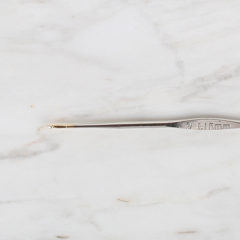 Yabalı Altın Uçlu Metal Saplı Dantel Tığ NO:9 1.15mm