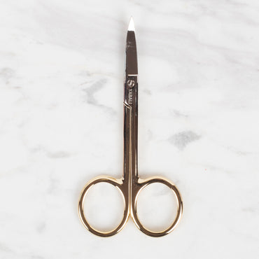 Yabalı Altın Uçlu Kıvrık Makas