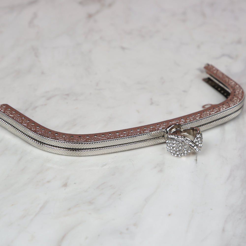 Nas Metal Çanta Klipsi 20 cm - Gümüş