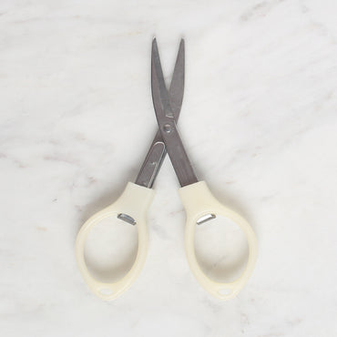 Yabalı Katlanabilir Gözlük Makas Krem