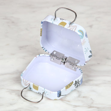 Nas Metal Saklama Kutusu Çanta - Beyaz