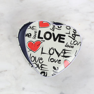 Nas Metal Saklama Kutusu Kalp - Karışık Renk