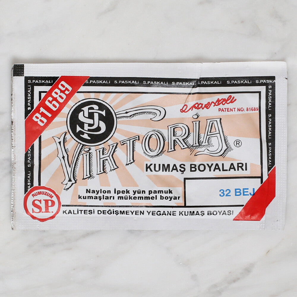 Viktoria Kumaş Boyası Bej - 32