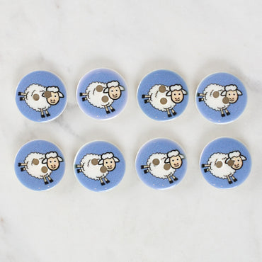 Loren Crafts 8'li Koyun Düğme - 1168