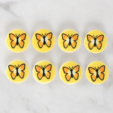 Loren Crafts 8'li Kelebek Düğme - 1212