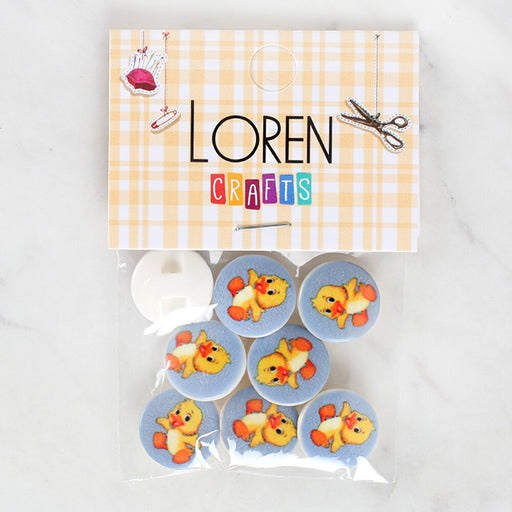 Loren Crafts 8'li Ördek Düğme - 1245