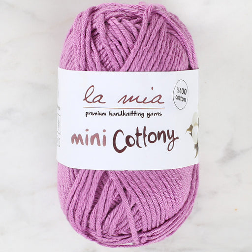 La Mia Mini Cottony 25 gr Mor Bebek El Örgü İpi - P10