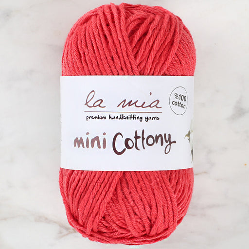 La Mia Mini Cottony 25 gr Kırmızı Bebek El Örgü İpi - P11