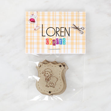 Loren Crafts Figürlü Deri Arma 5 Adet - 1516