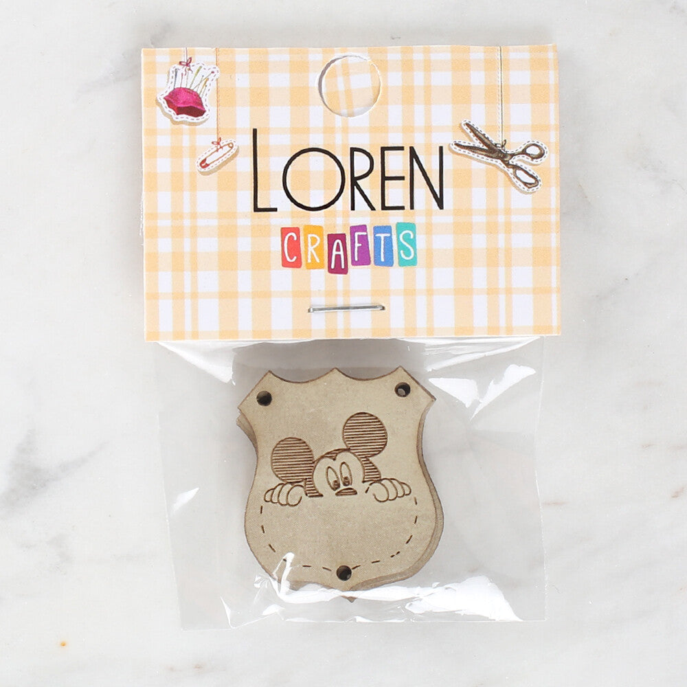 Loren Crafts Figürlü Deri Arma 5 Adet - 1578