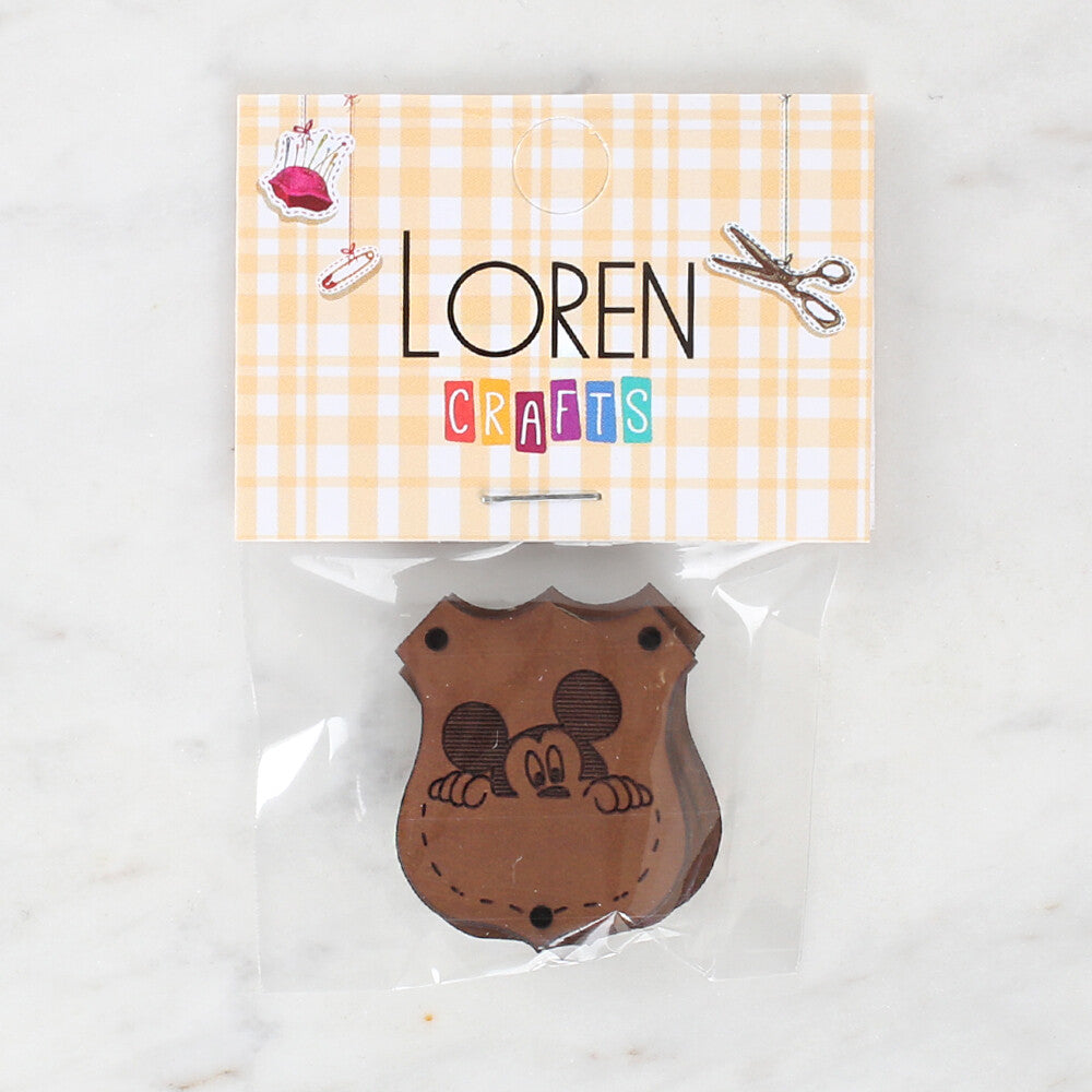 Loren Crafts Figürlü Deri Arma 5 Adet - 1579