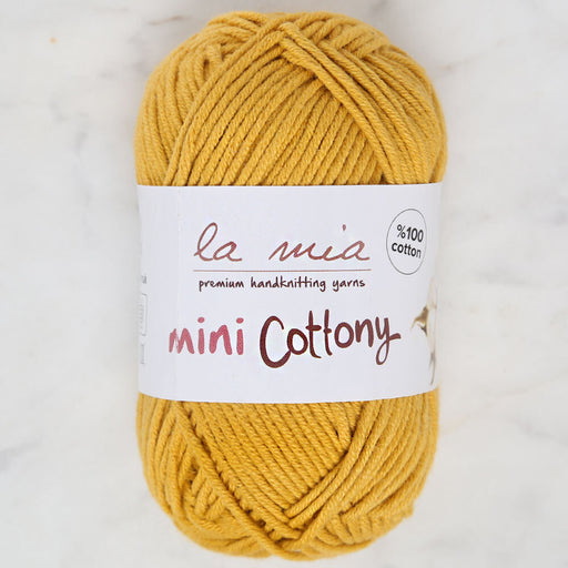 La Mia Mini Cottony 25 gr Hardal Bebek El Örgü İpi - L033
