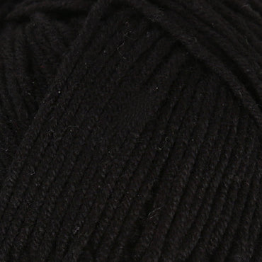 La Mia Mini Cottony 25 gr Siyah Bebek El Örgü İpi - L021