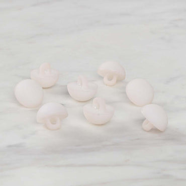 Loren Crafts 8'li Beyaz Düğme - 1801