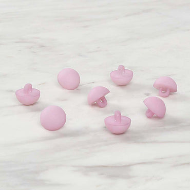 Loren Crafts 8'li Mat Plastik İnci Düğme Lila - 1802