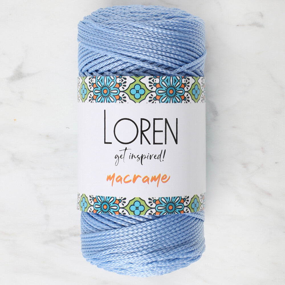 Loren Macrame Mavi El Örgü İpi - RM 0220