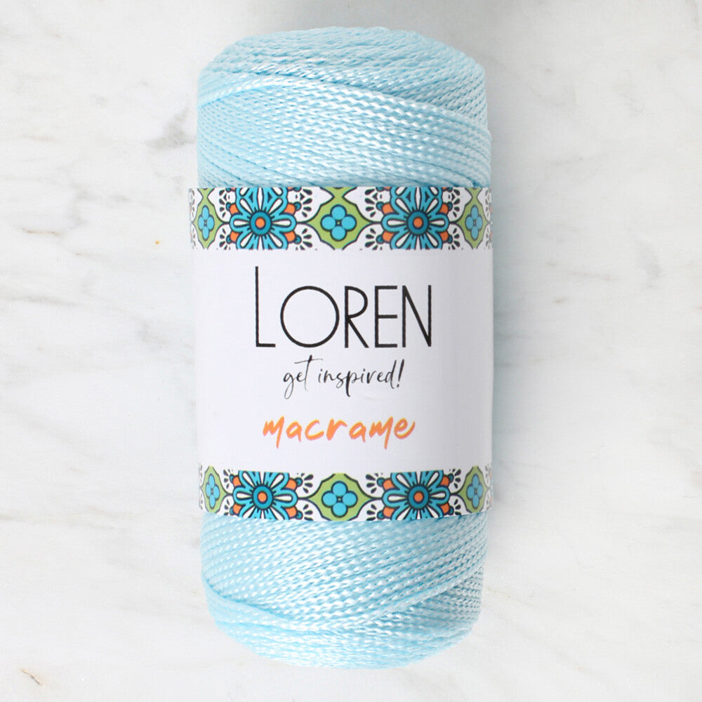 Loren Macrame Bebe Mavi El Örgü İpi - RM 0221