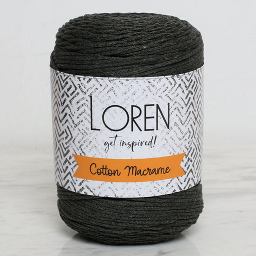 Loren Cotton Macrame Haki Yeşili - R154