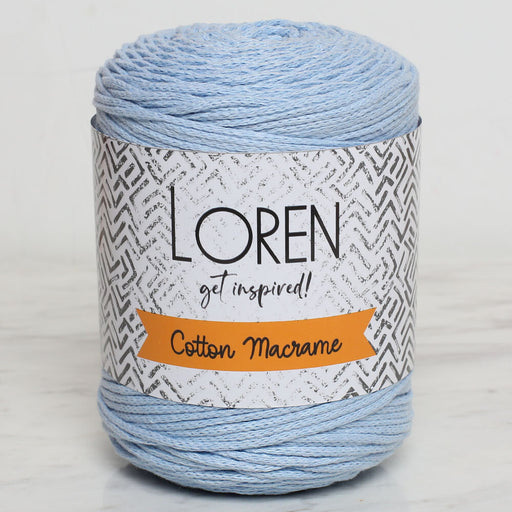 Loren Cotton Macrame Bebe Mavi - R051