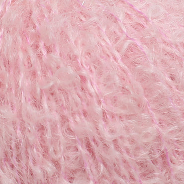 La Mia Alpaca Boucle 50 Gr Pembe El Örgü İpi - L332