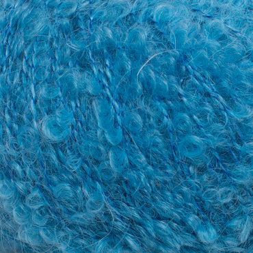 La Mia Alpaca Boucle 50 Gr Mavi El Örgü İpi - L339