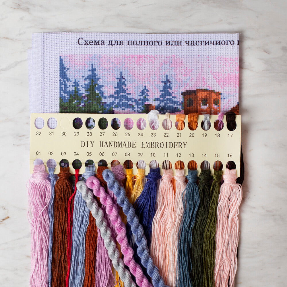 Kanaviçe Nakış Seti 40x50 cm - 0243