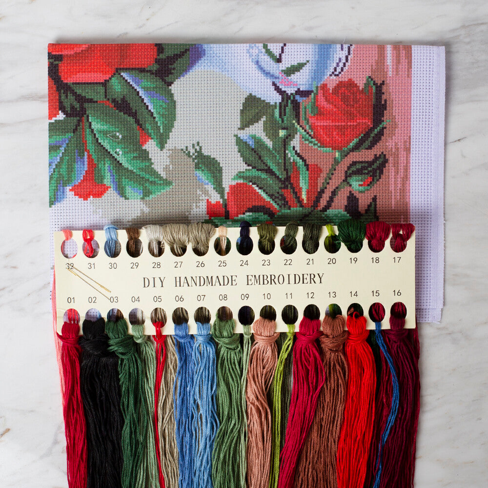 Kanaviçe Nakış Seti 40x50 cm - 0134